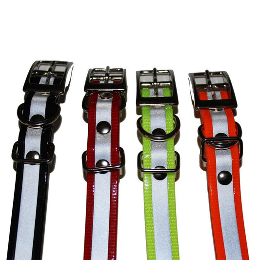 Biothane Collar Strap - Reflective 3/4 Inch